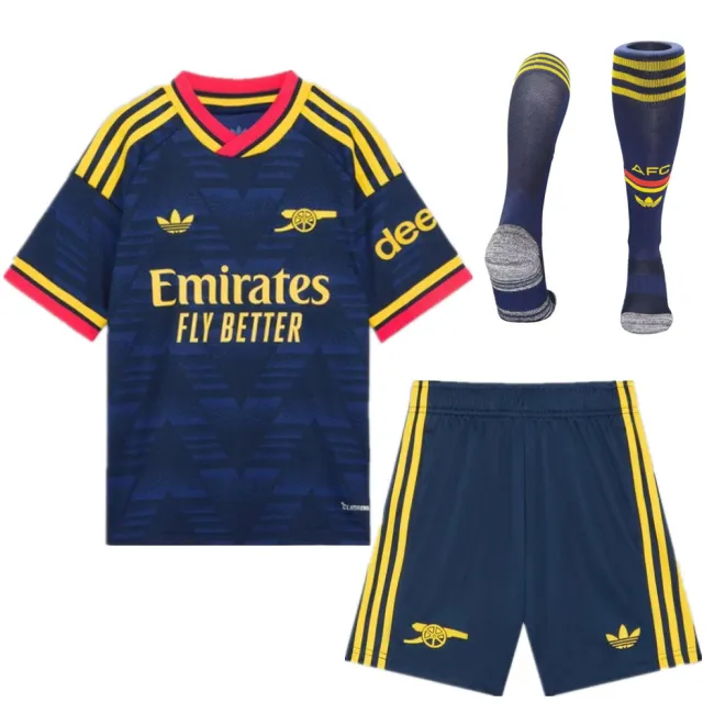 Kids Arsenal Away Jersey Suit & Socks 26/27