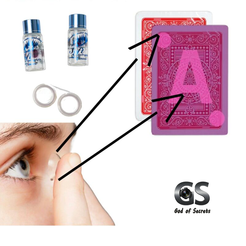 Marked Cards Contact Lenses That Can See Through Poker Cards