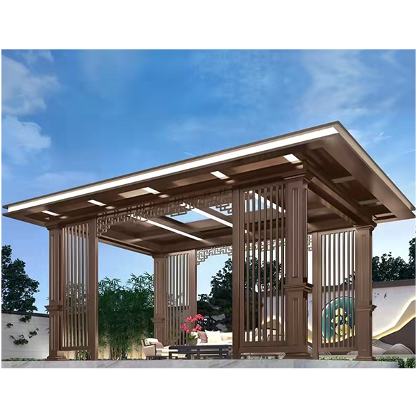Courtyard Four-Corner Terrace Gazebo