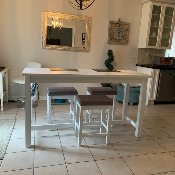 Haga 3 - Person Counter Height Dining Set
