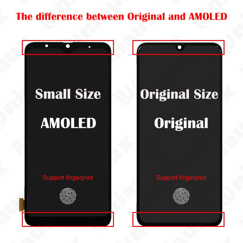 Galaxy A70 LCD / OLED Screen LCD - back view