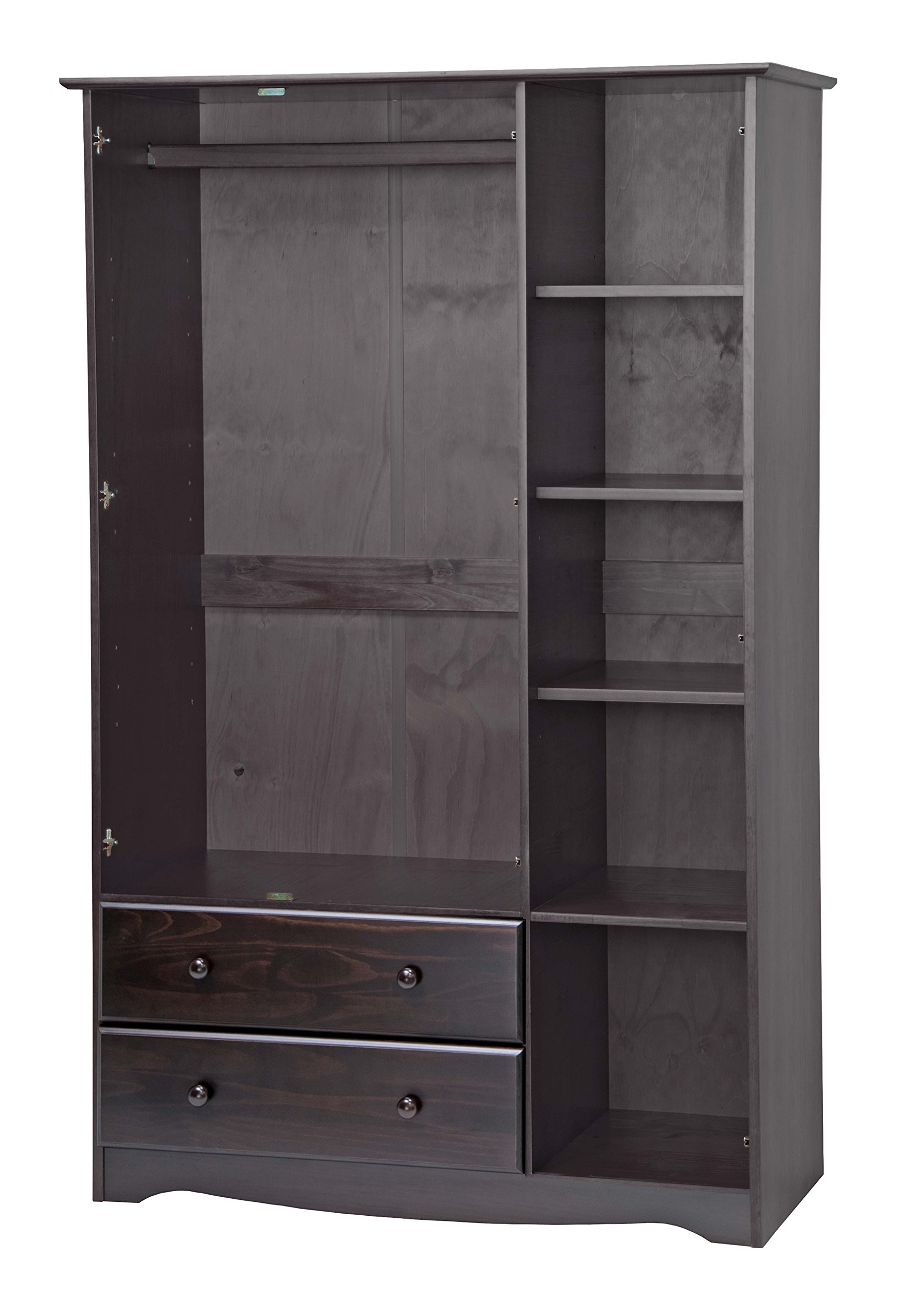 Solid Wood Grand with 4 Shelves