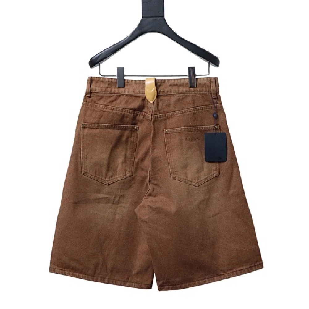 Louis Vuitton Coffee Indigo Denim Shorts - ogsneaker