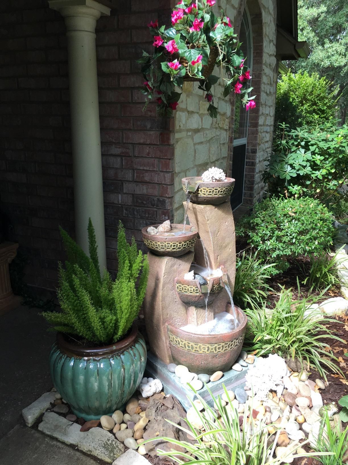 Four Bowl Floor Water Fountain 41