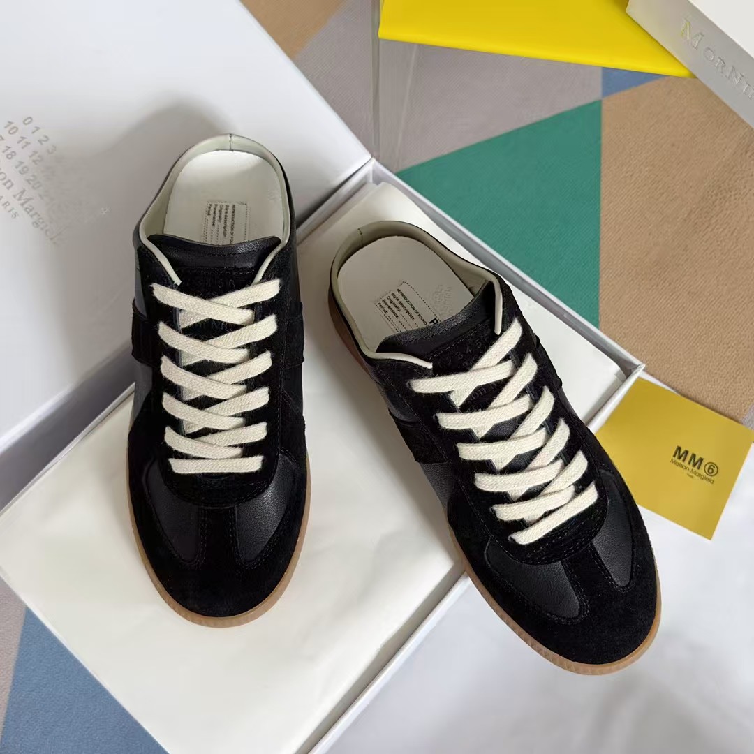 Maison margiela mm6 unisex style Dechen shoes cowhide leather