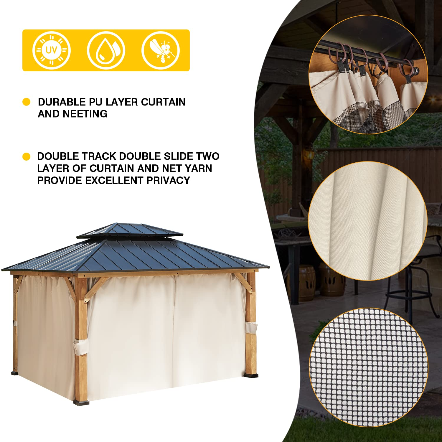 Spruce Wood Gazebo