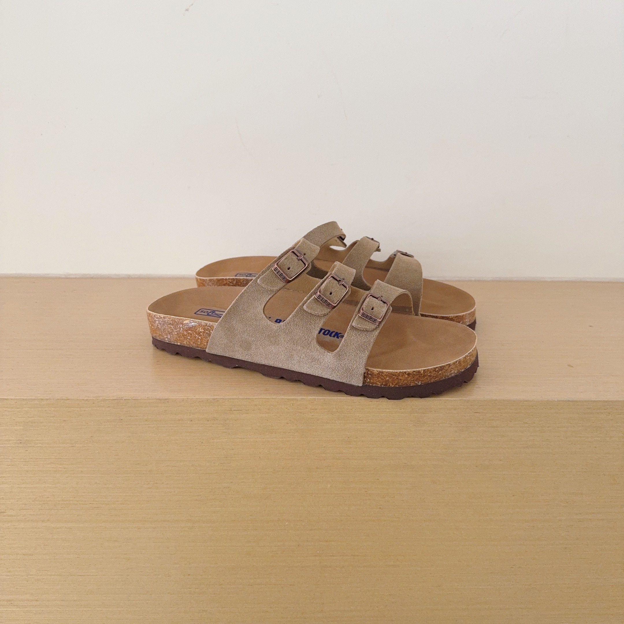 Birken-Style Three-Strap Sandals