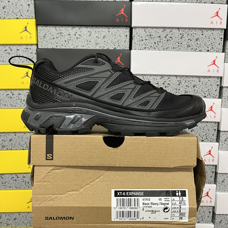 Salomon XT-6 Pure Black Edition B Sneakers