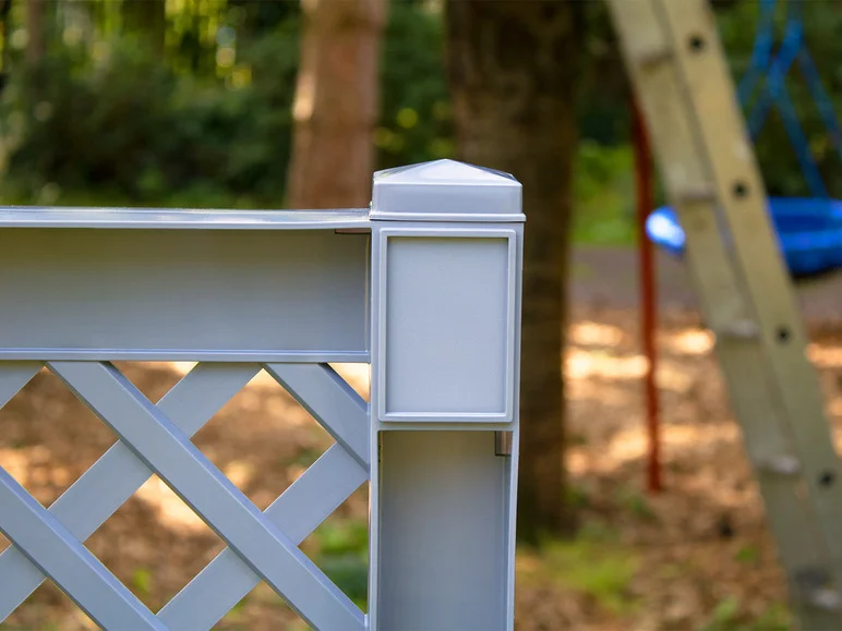 KHW Bac à plantes avec treillis central, 100 cm de long, 110 litres, plastique