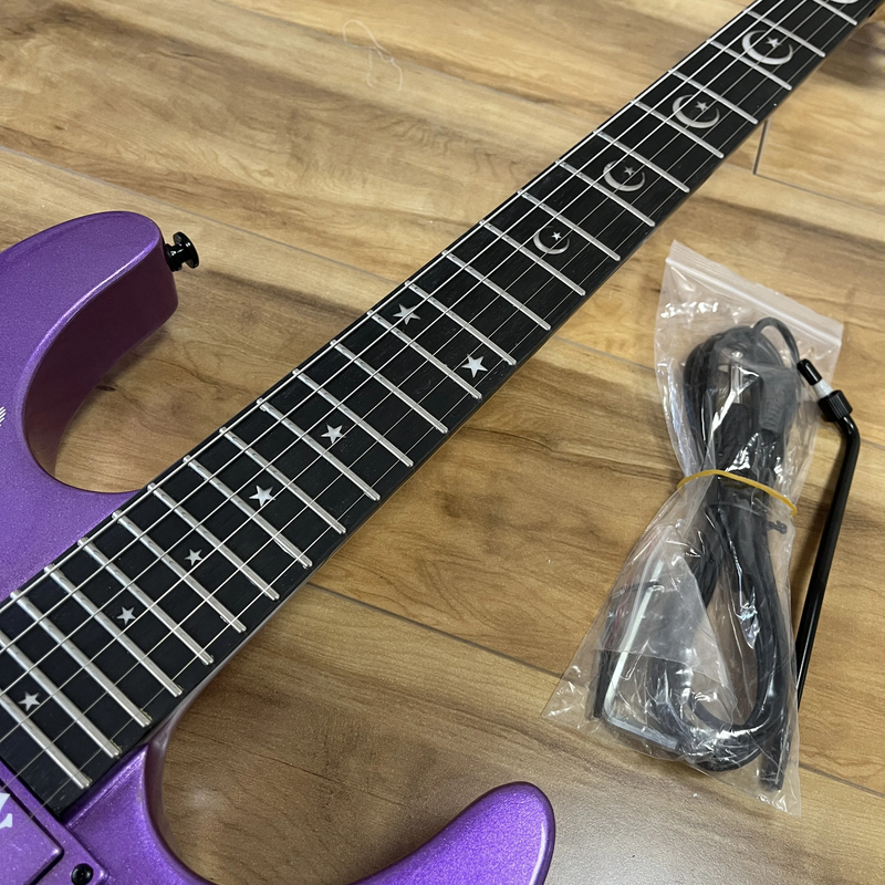 Electric Guitar HH Pickups Floyd Rose Tremolo Esp Kirk Hammett-602 Black Ouija