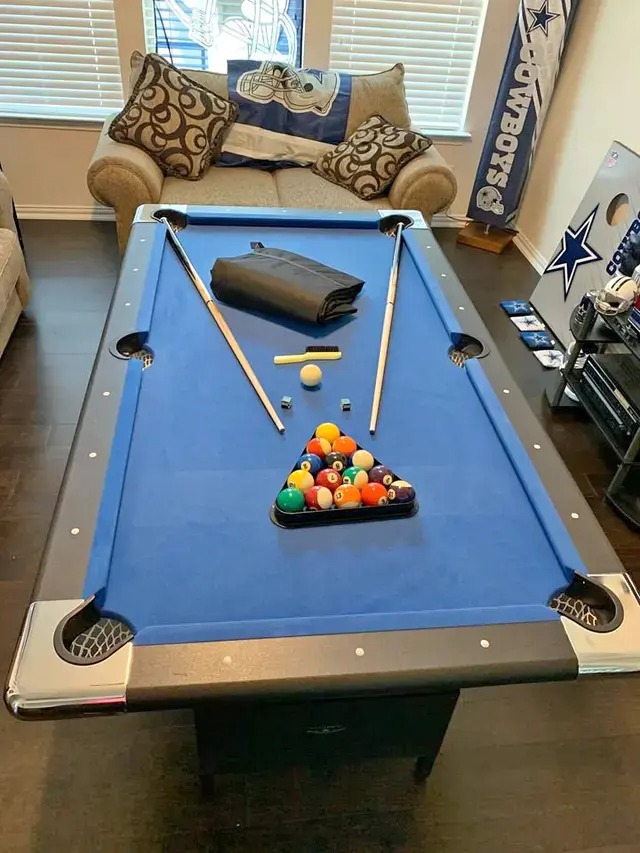 Portable Pool Table - Includes Full Set of Balls