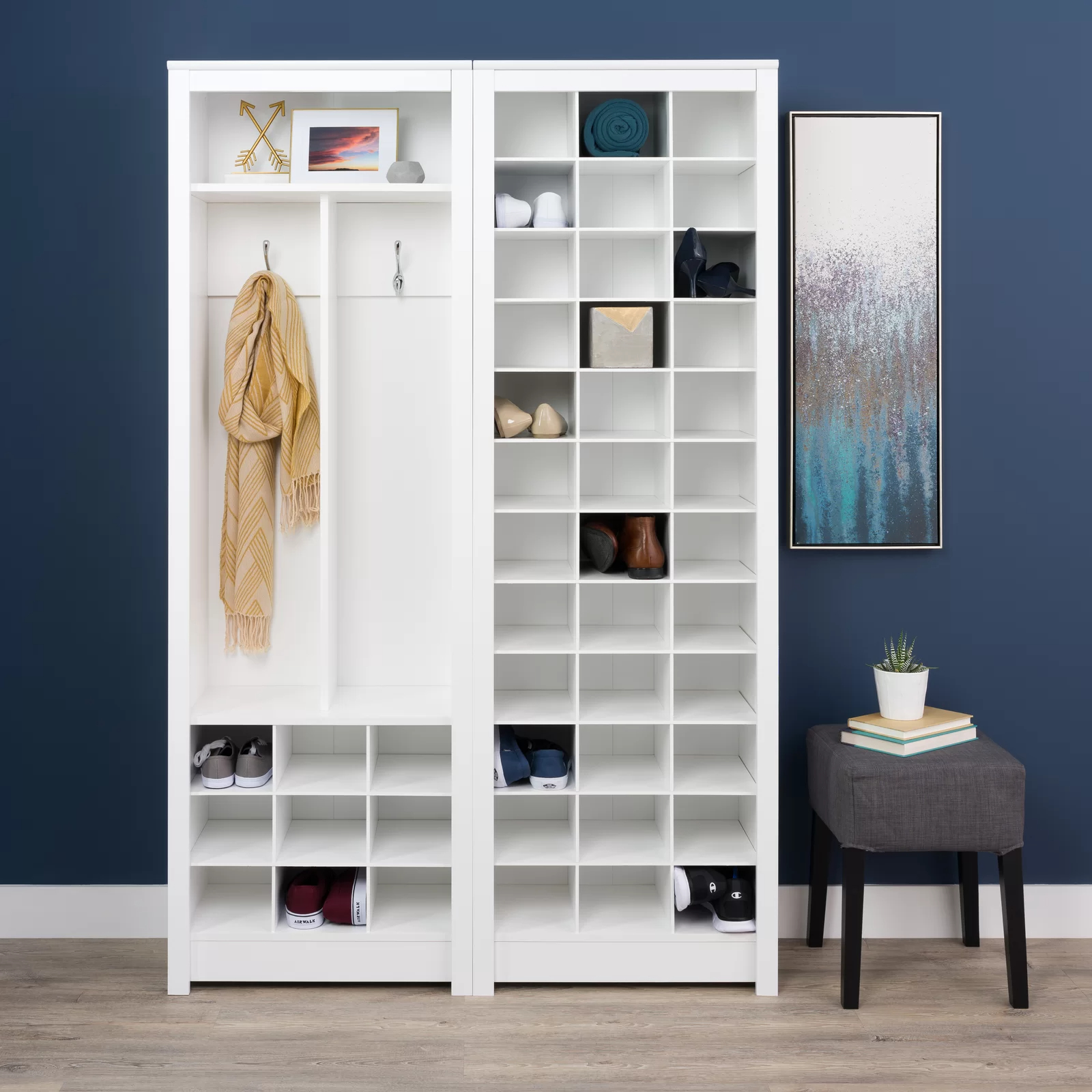 Kahl 36 Pair Shoe Rack