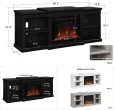 Ameriwood Home Manchester Electric Fireplace TV Stand for TVs