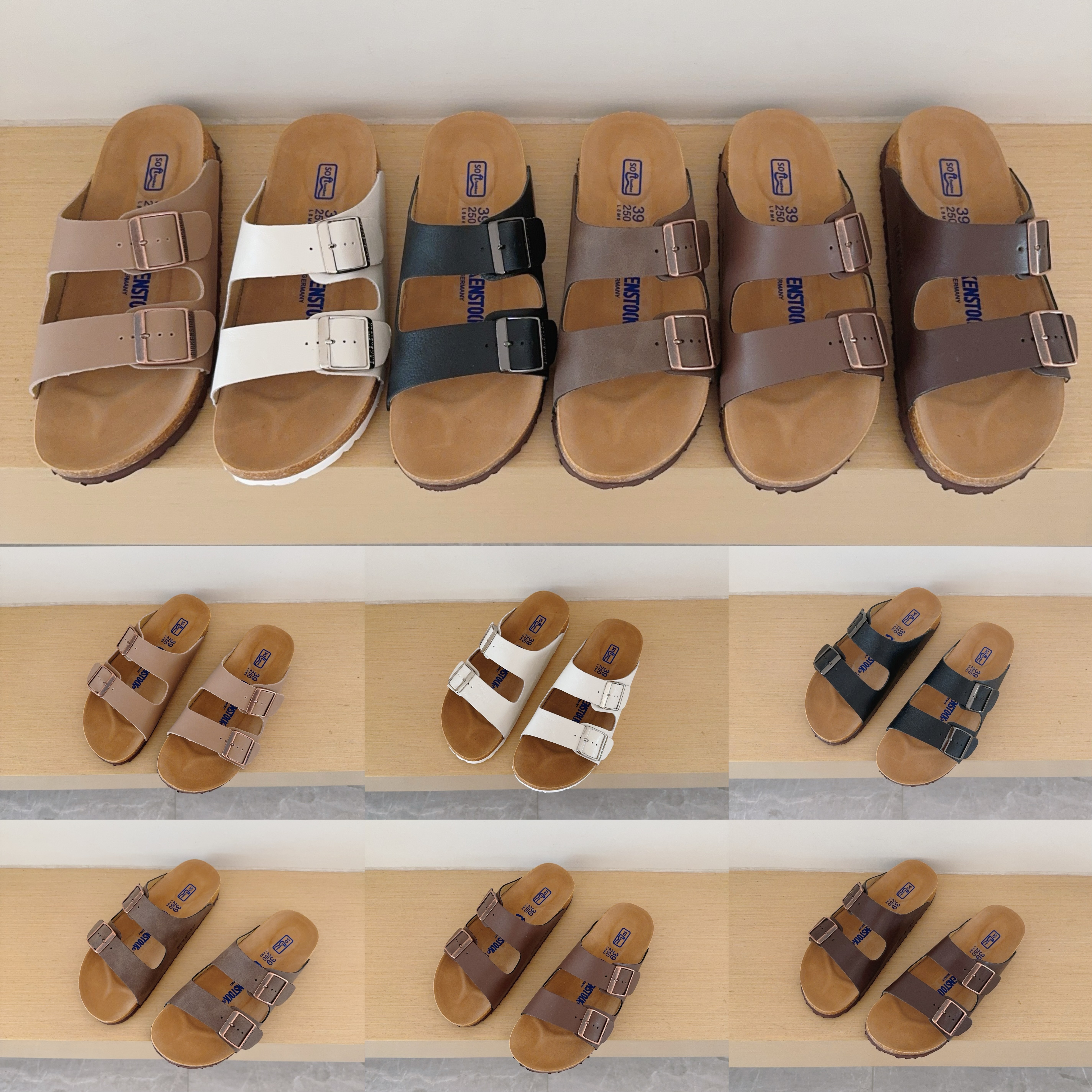 UGG Kids Matte And Gloss Series Birken-Style Two-Strap Sandals Adult And Kids