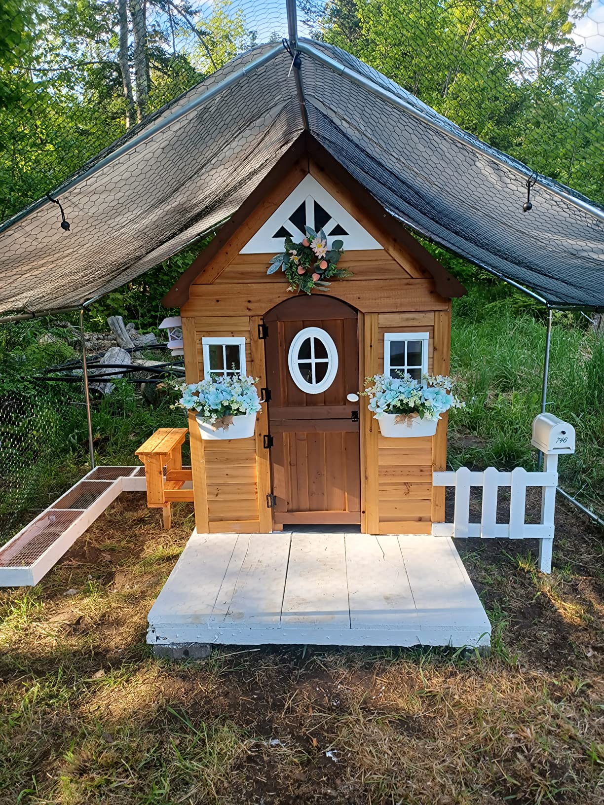 Aspen All Cedar Wooden Playhouse