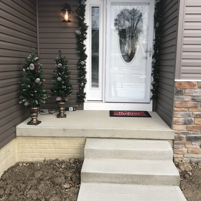 Frosted Berry 48'' Lighted Artificial Pine Christmas Tree