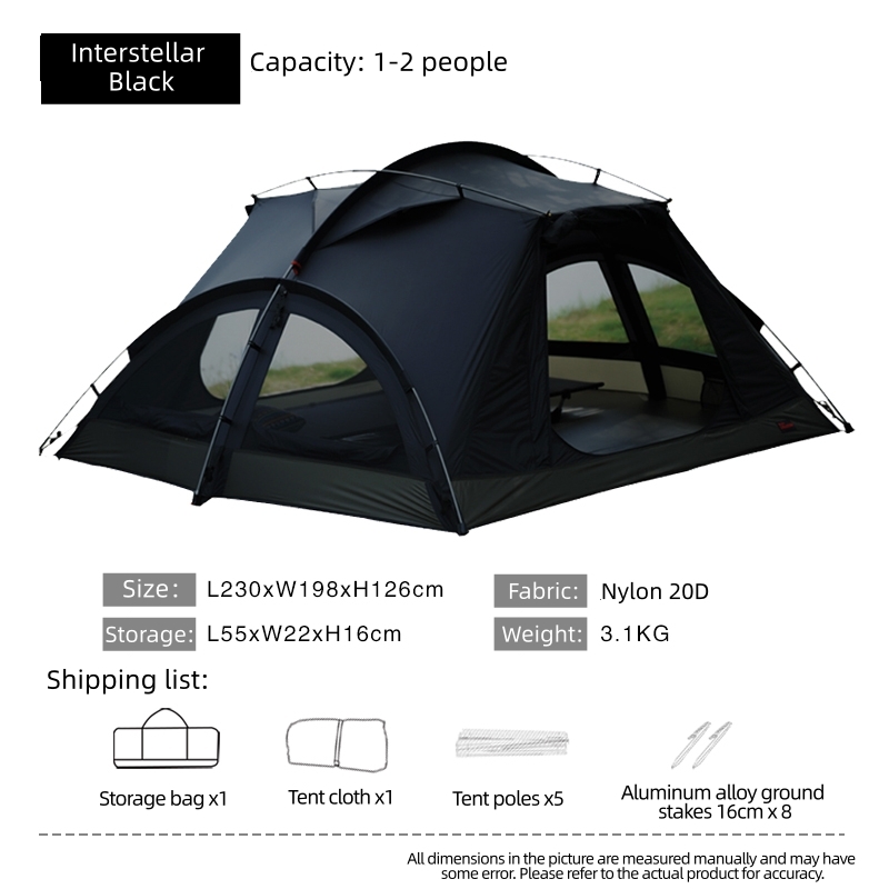 BLACK DRAGON Interstellar Lightweight Camping Tent