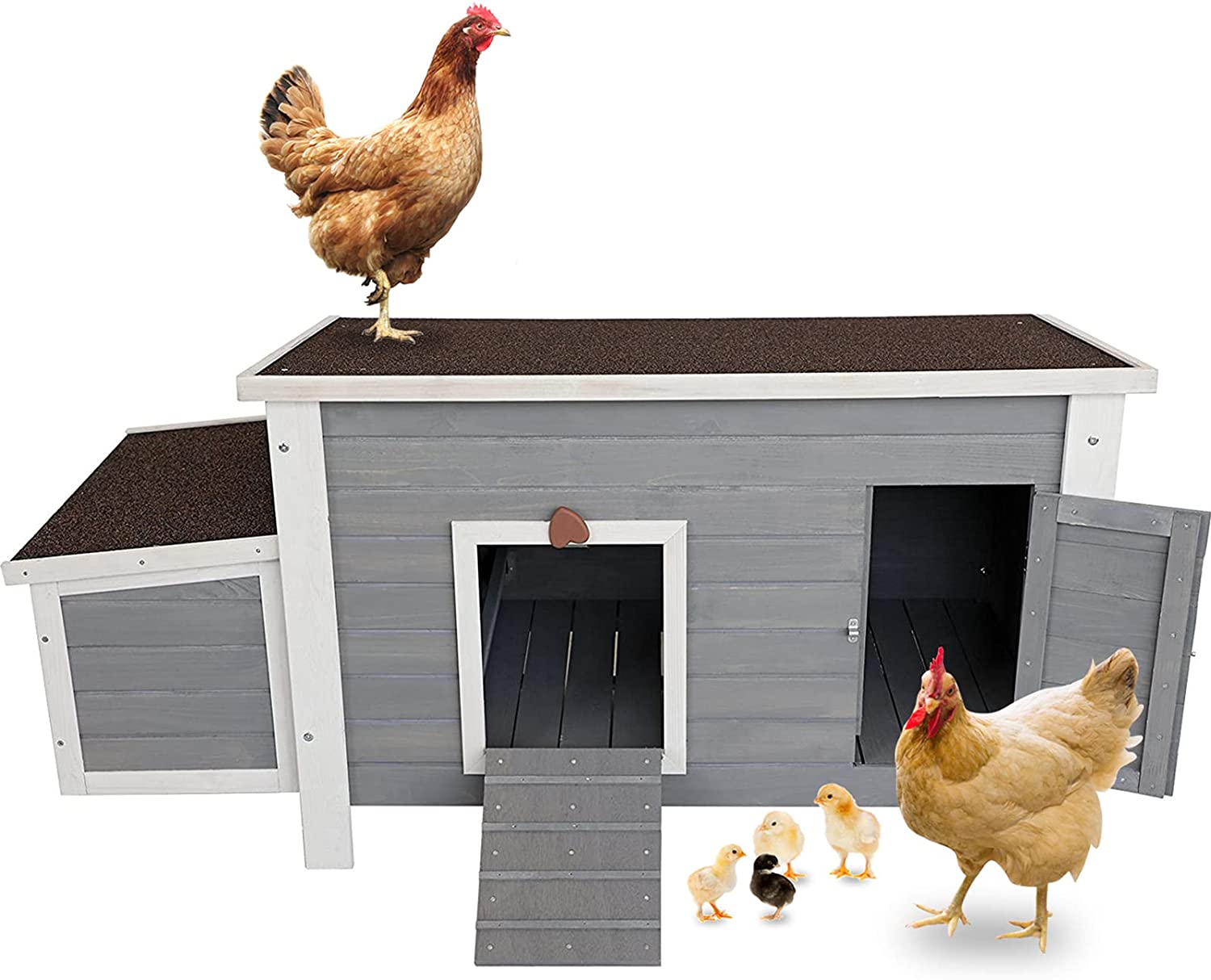 Weatherproof Chicken Coop with Nesting Box