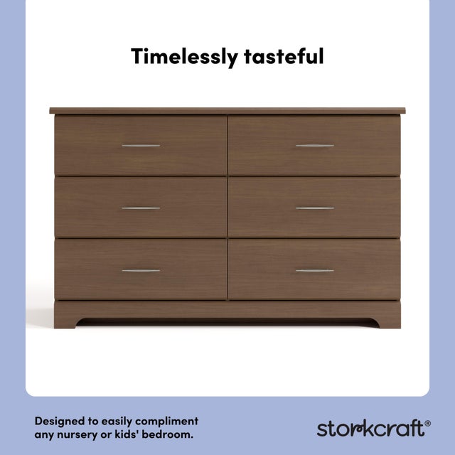 Storkcraft Brookside 6 Drawer Double Dresser
