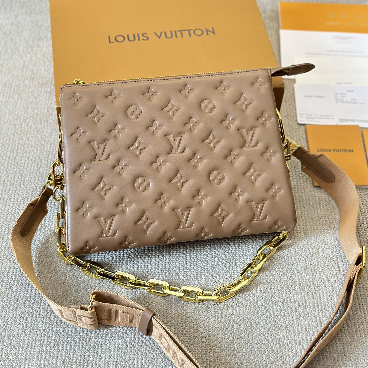 LV Coussin shoulder chain bag