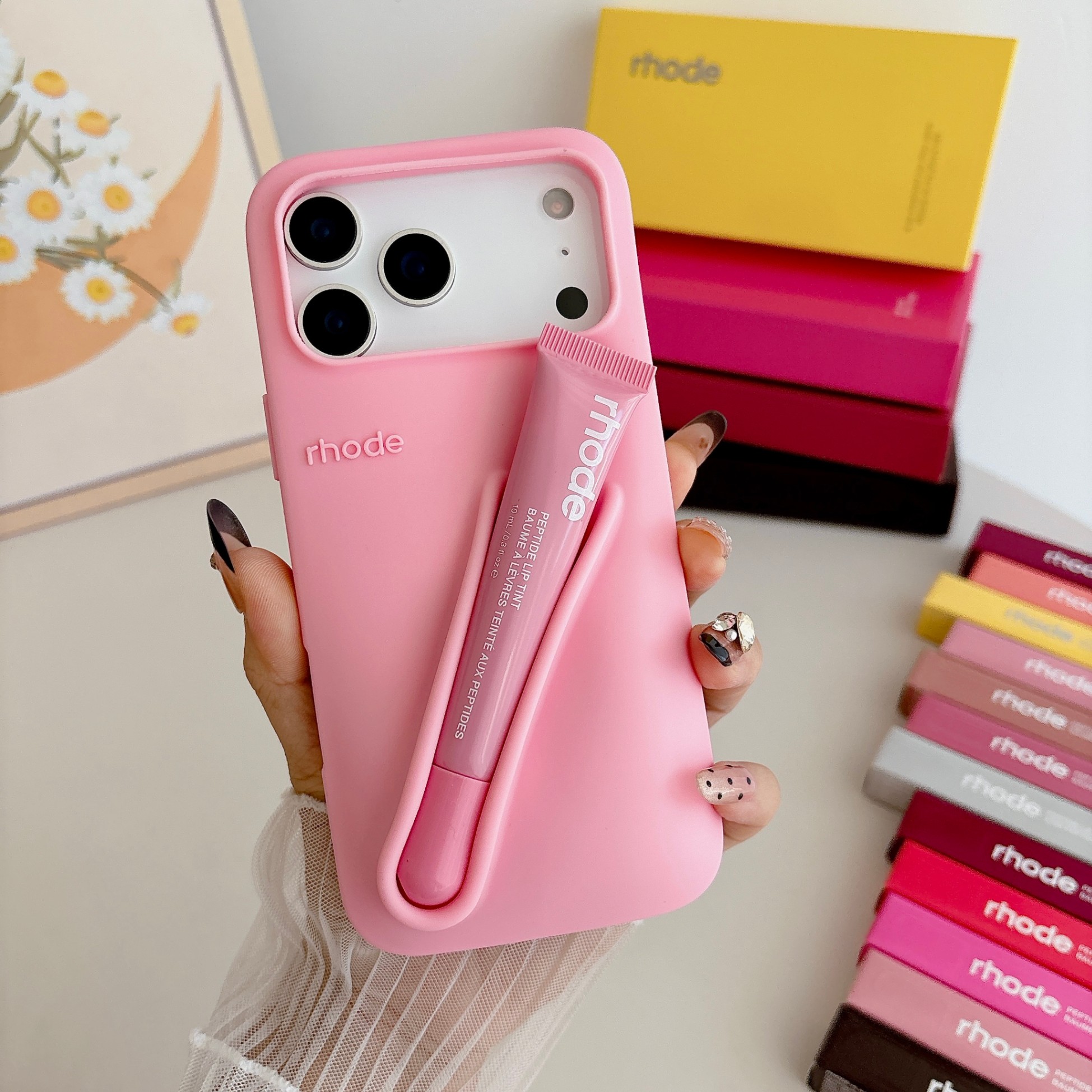 iPhone 15 Pro Protective Case Silicone - back view