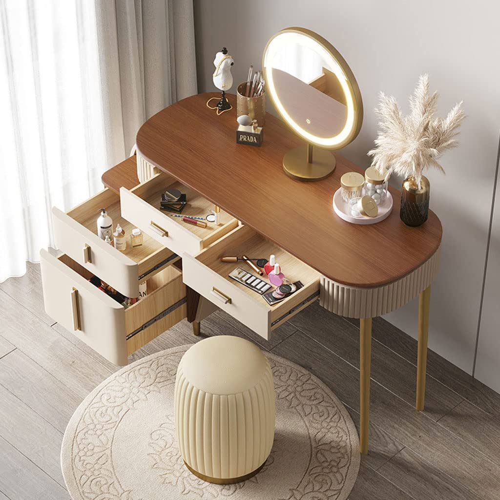 Roundhill Furniture Ashley Silver Wood Dresser and Stool Set