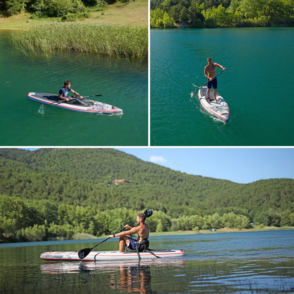 Cascade All-Around SUP-Kayak, Grey/Red