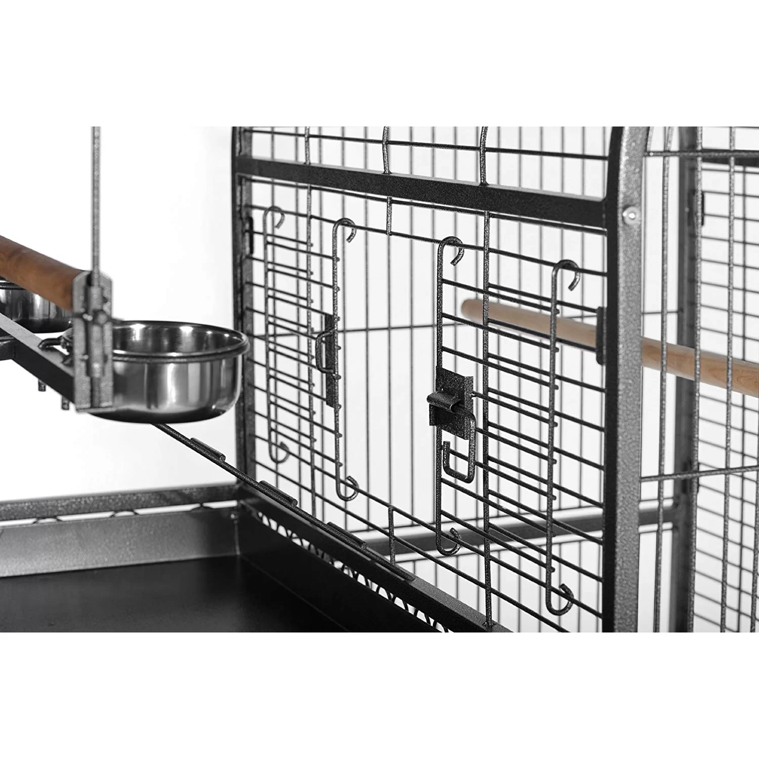 Nickelson 66'' Steel Play Top Floor Bird Cage with Wheels