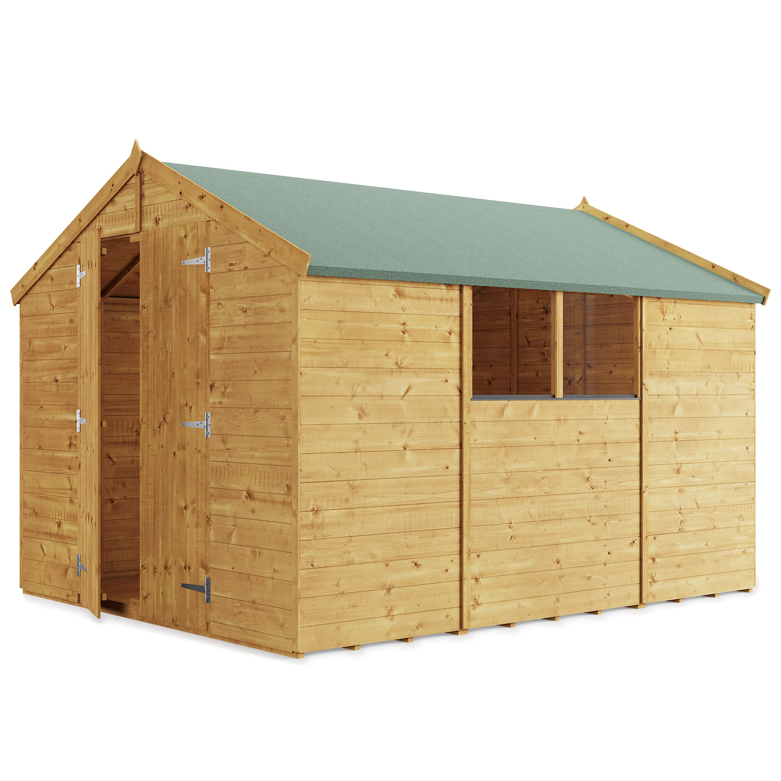 Garden Shed with Floor | Wooden Garden Storage Shed with Apex