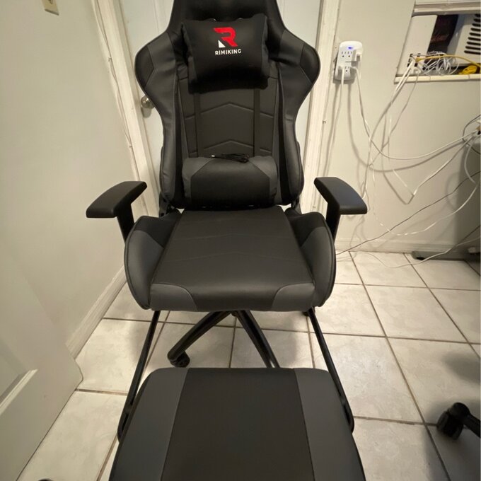 Big and Tall Ergonomic Gaming Chair 350lbs-Racing Style Desk
