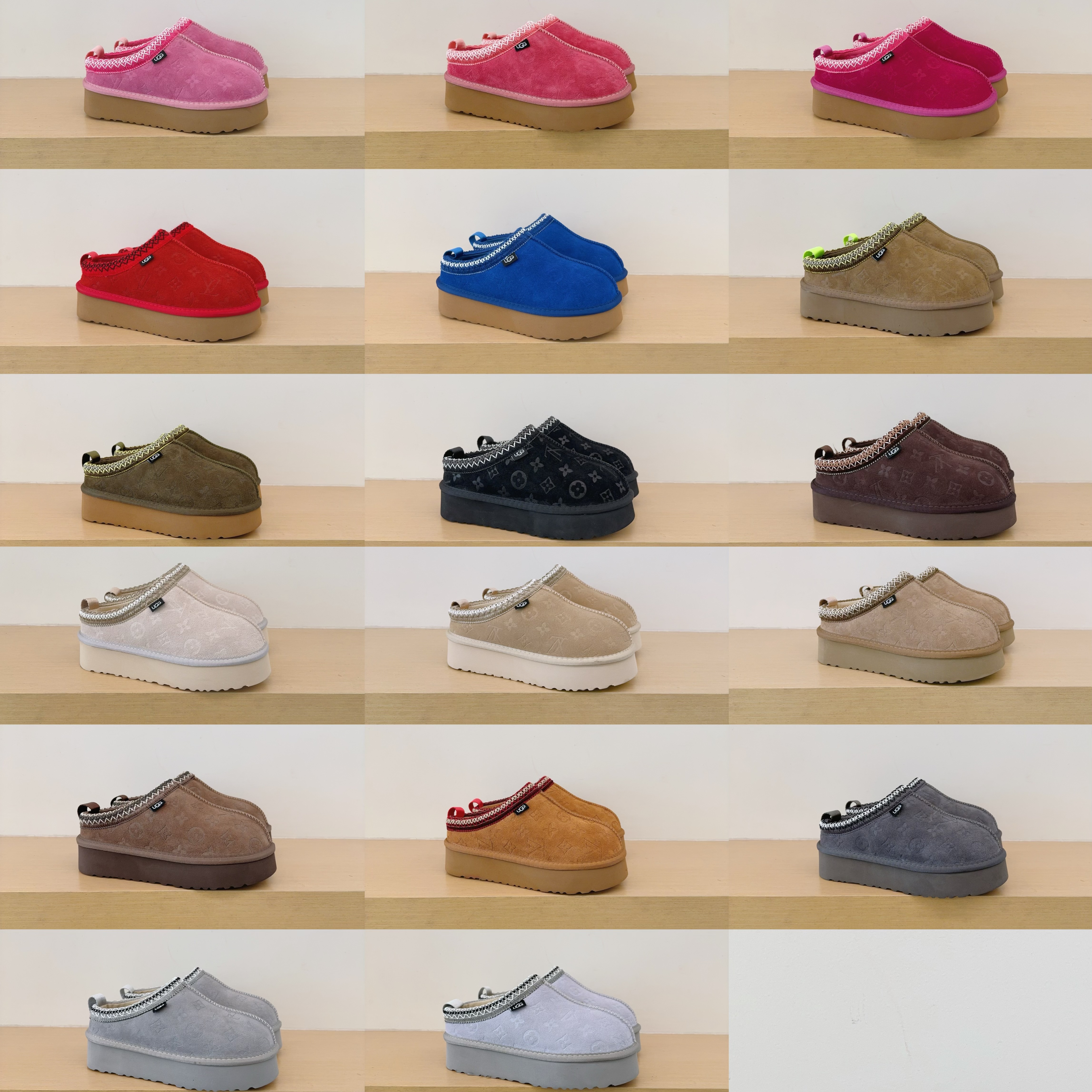 UGG Kids Collaboration Series Platform Ethnic Pattern
