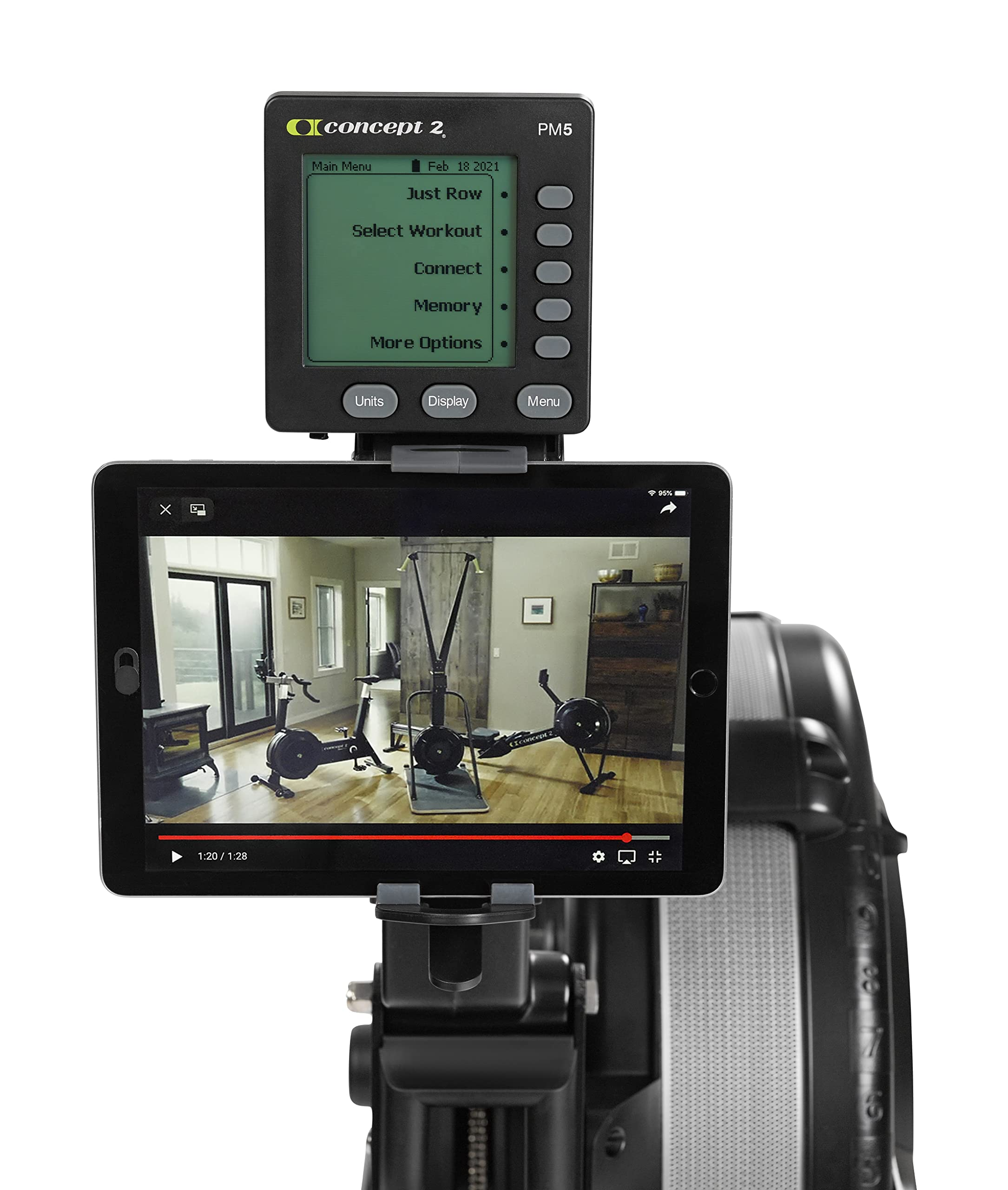 Model D Indoor Rowing Machine with PM5 Performance Monitor