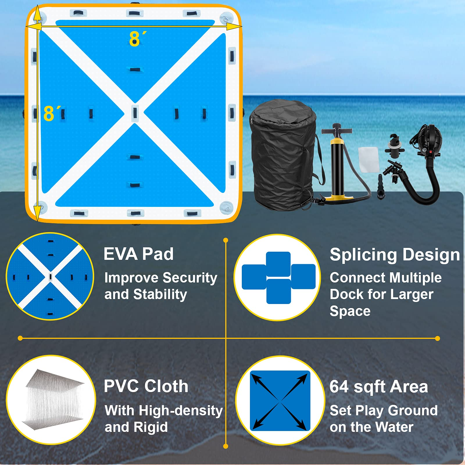 Inflatable Floating Dock