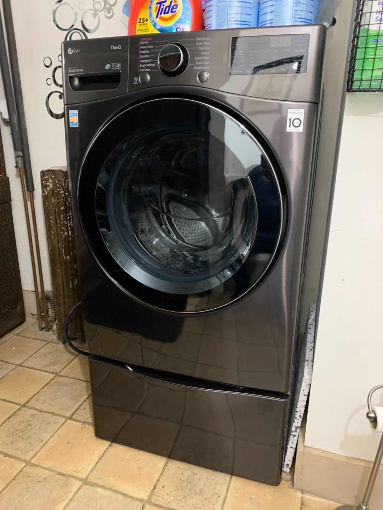 4.5 cu.ft. Smart Wi-Fi Enabled All-In-One Washer/Dryer with