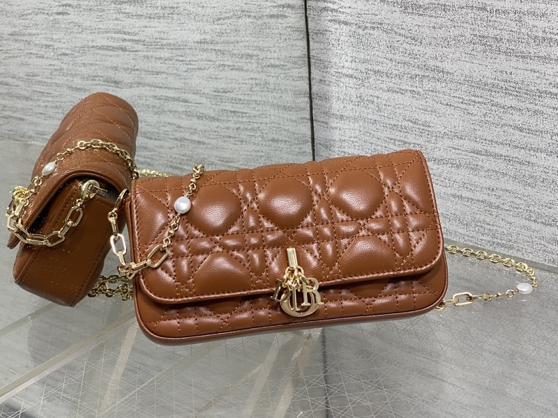 Dior Caro Shoulder Bag Caramel