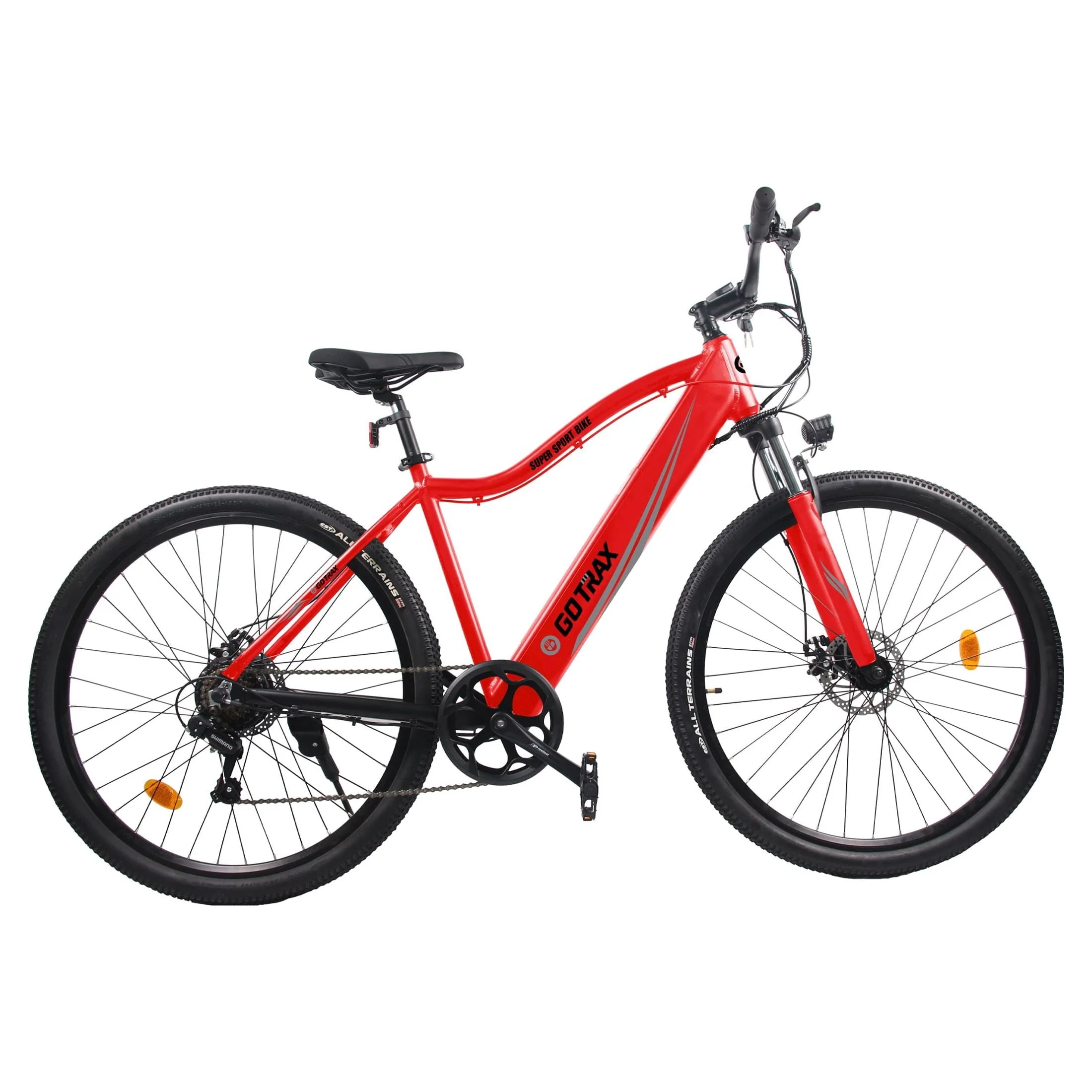 GOTRAX Alpha 29in Electric Mountain Bike, 350W, Orange