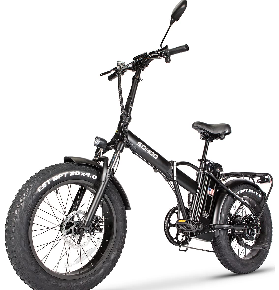 Adult Step-Over & Step-Thru Folding Fat Tire E-Bike Mountain