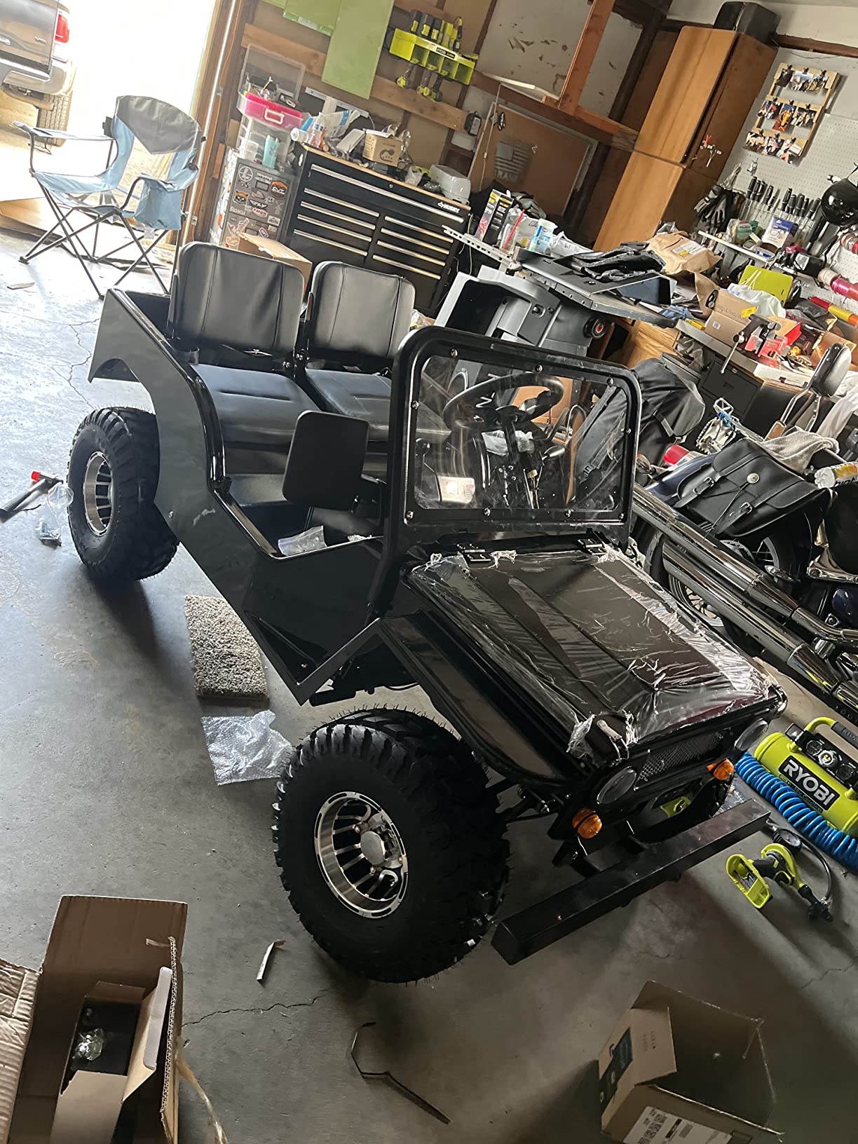 X-PRO 125cc Go Kart with 3-Speed Semi-Automatic Transmission