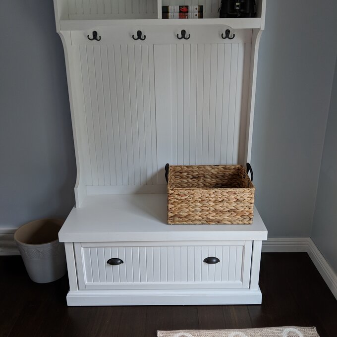Carmel 40'' Wide Hall Tree with Bench and Shoe Storage