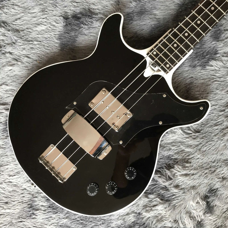 Customized 4 String Bass Gene Simmons Electric Bass Guitar 24 Frets Custom