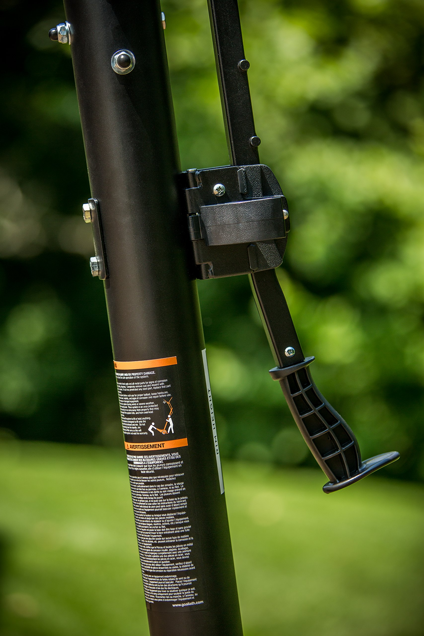 Portable Height-Adjustable Basketball Hoop - Easy Lift & Roll