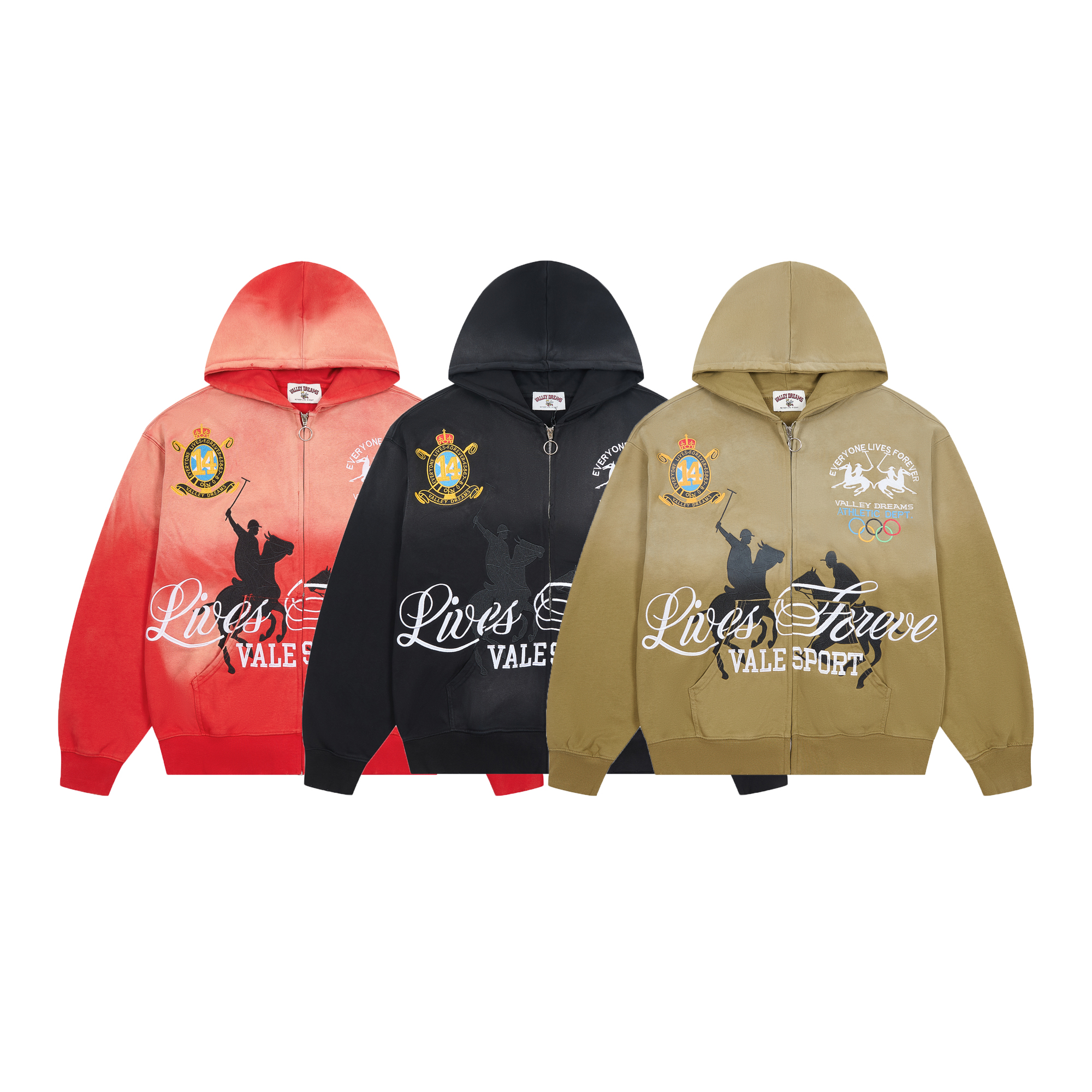 Vale Forever Blackrock Zip Up Hoodie