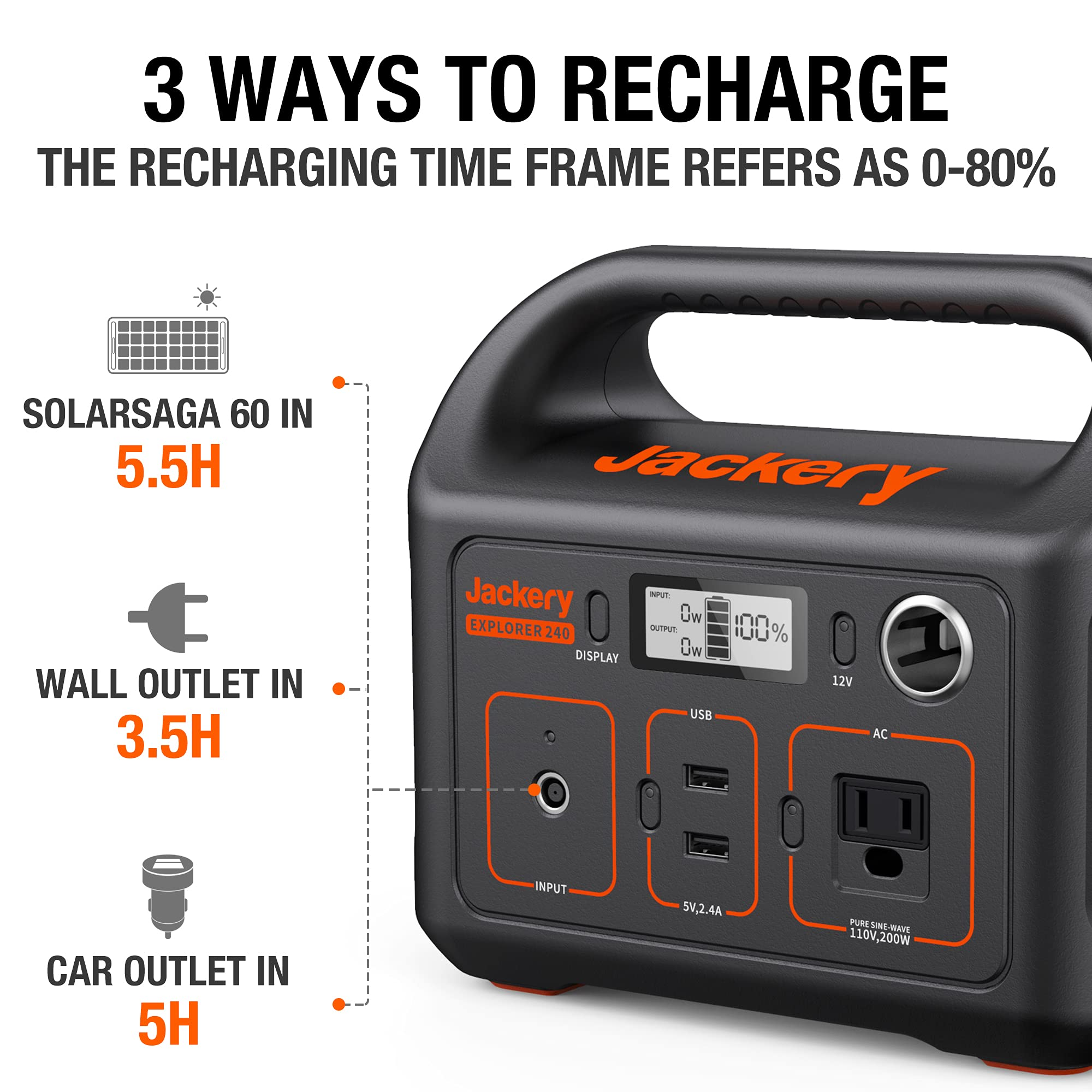 Jackery Portable Power Station Explorer 240