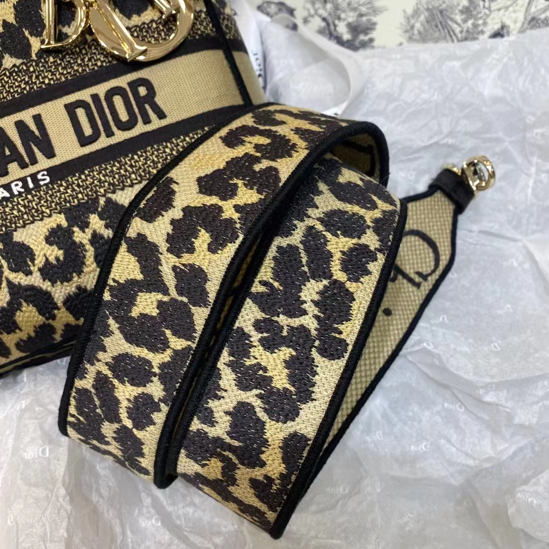 Dior Lady D-Lite Leopard Bag
