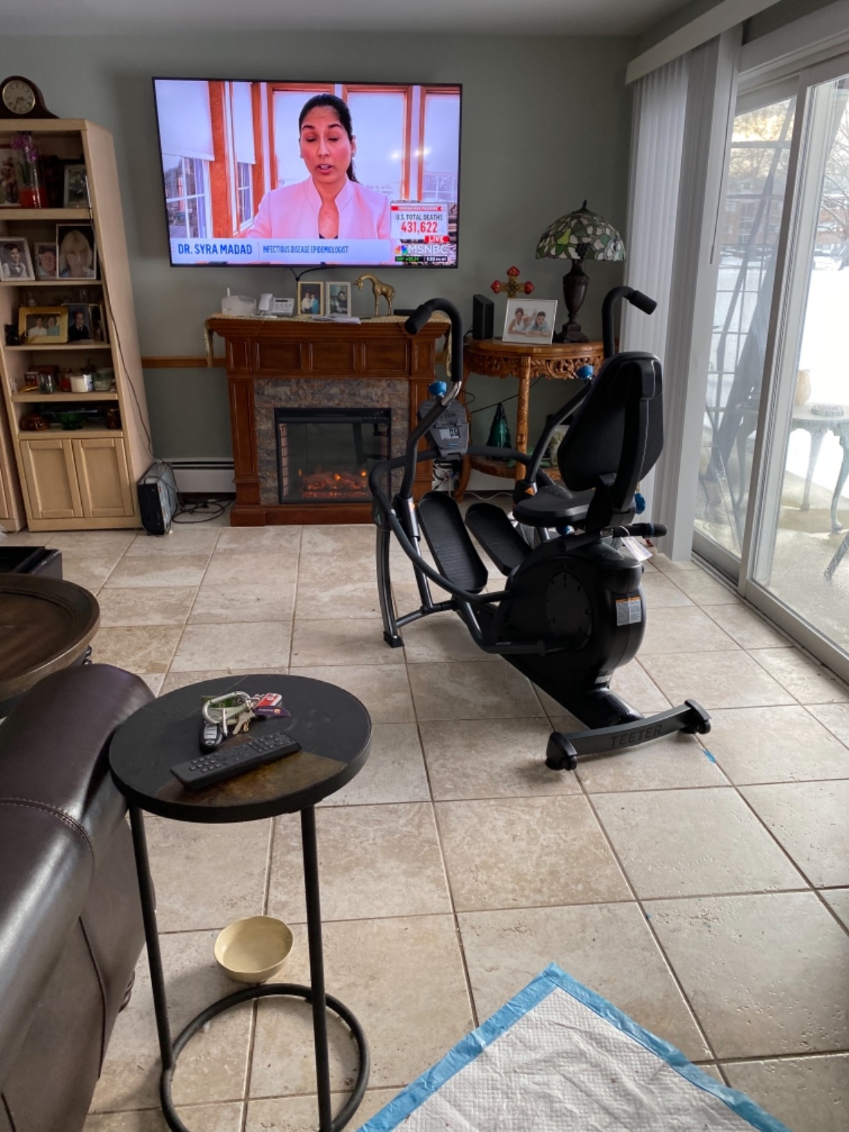 Teeter FreeStep Recumbent Cross Trainer and Elliptical