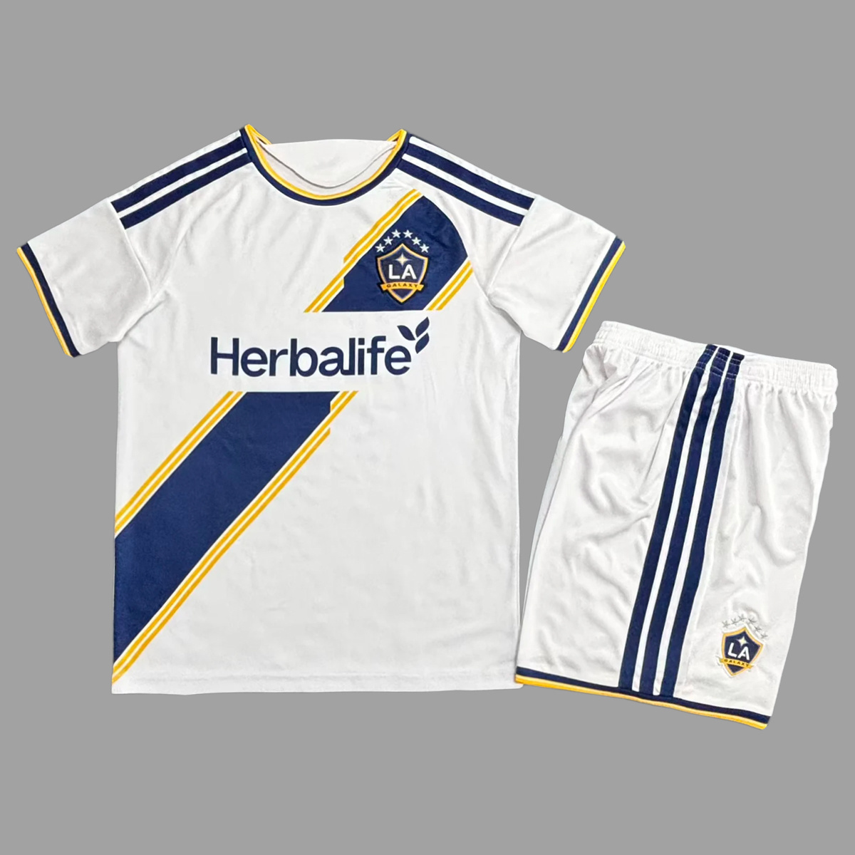 Kids LA Galaxy White 2026 The VeloCITY Kit Replica Jersey