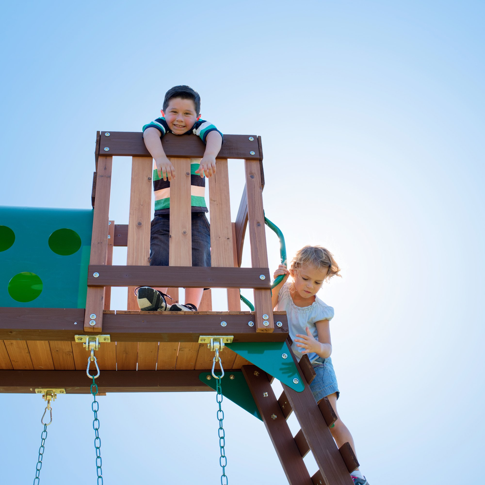 Woodridge Elite All Cedar Wood Swing Set