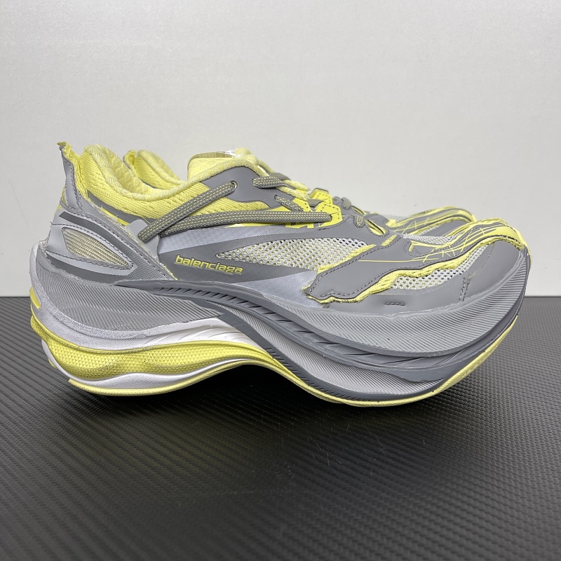 Balenciaga Grey Yellow Sneakers