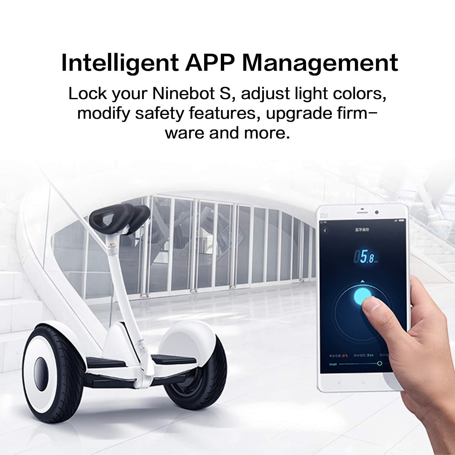 Segway Ninebot S Smart Self-Balancing Electric Scooter