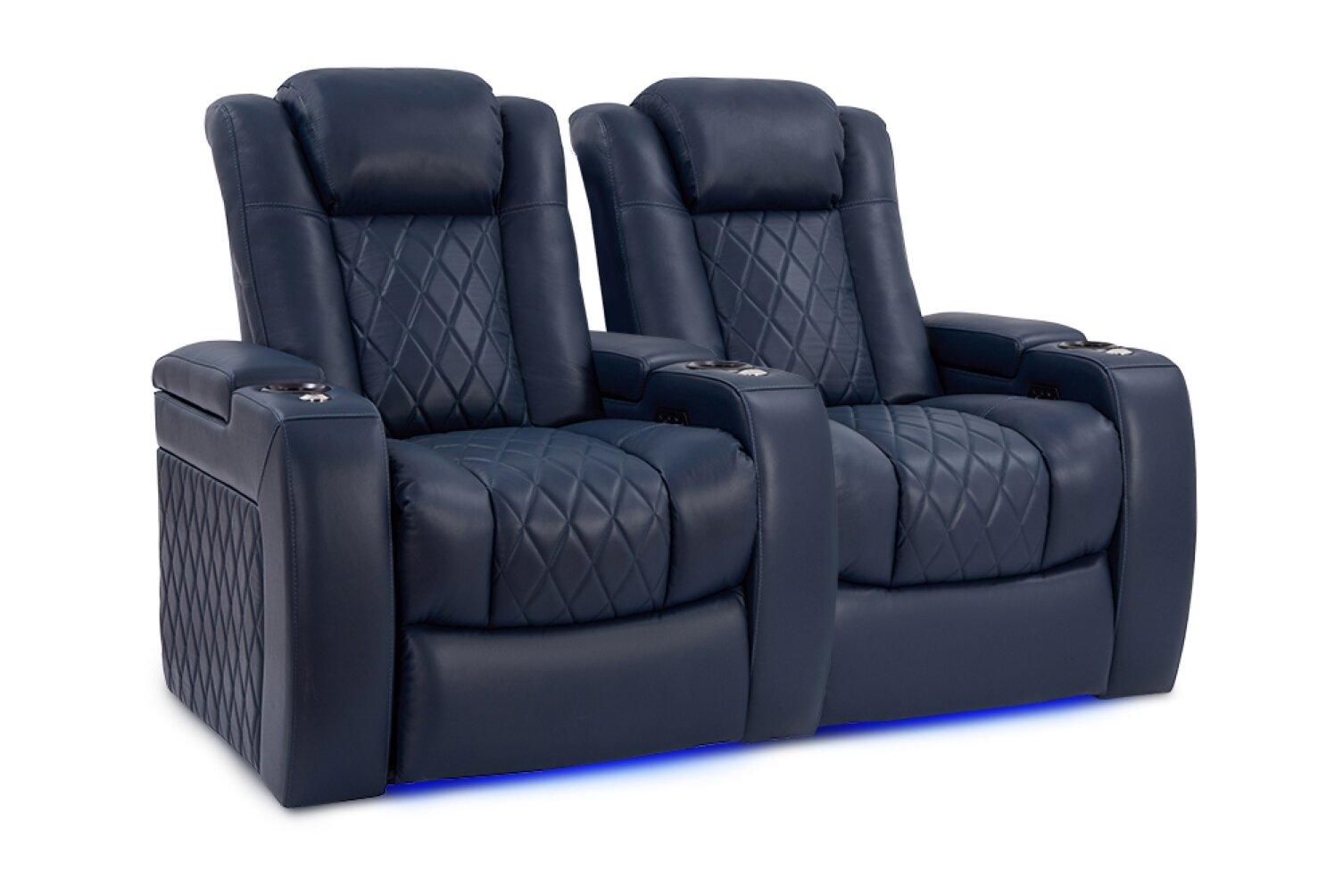 Tuscany 68.25'' Wide Genuine Leather Home Theater Seating with